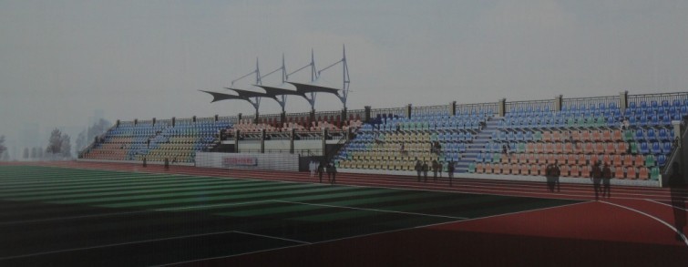 安陽市北關區高中運動場、籃球場基礎工程